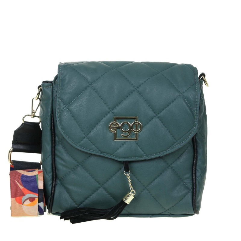 Handbag 22137 PIK F1 with 2 flaps EGO quilted
