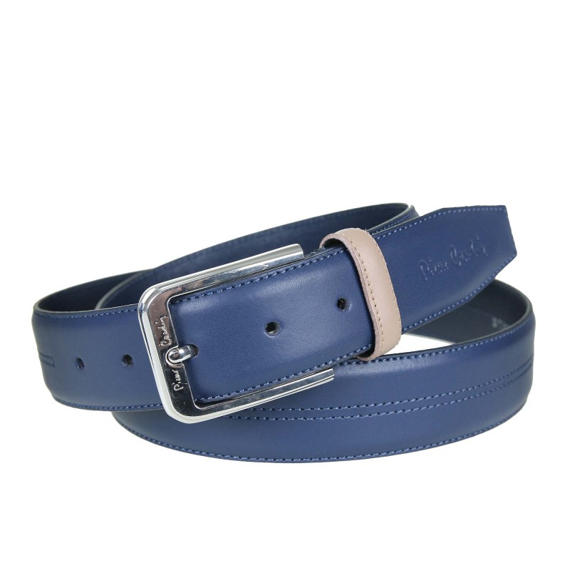 Men's belt LG0103 BLU PIERRE CARDIN