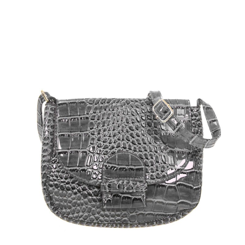 Croc bag with a flap 2178 The Grace Style
