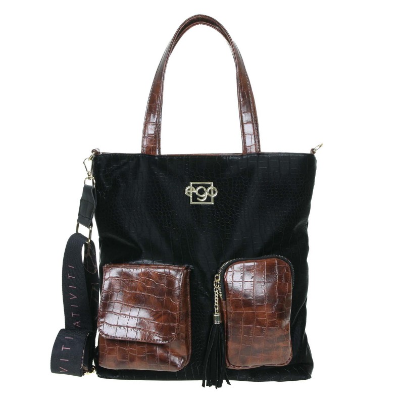 Handbag with pockets 22200 F16 EGO