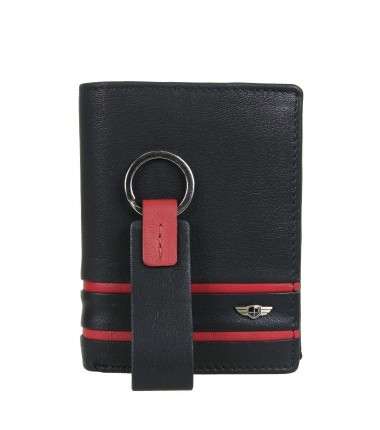 A set of men's wallet + keychain PTN PK2-N4 Peterson