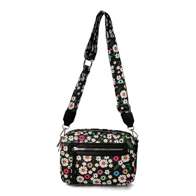 Shoulder bag with flowers 9960-62B DUDLIN