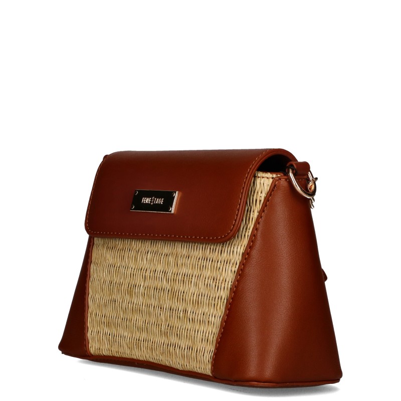 Handbag with basket insert 214023WL FEMESTAGE