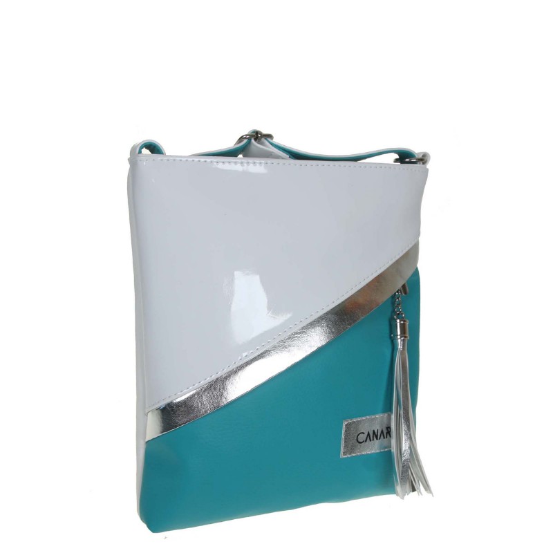Shoulder bag P555 WHITE-MINTH ​​Elizabet Canard