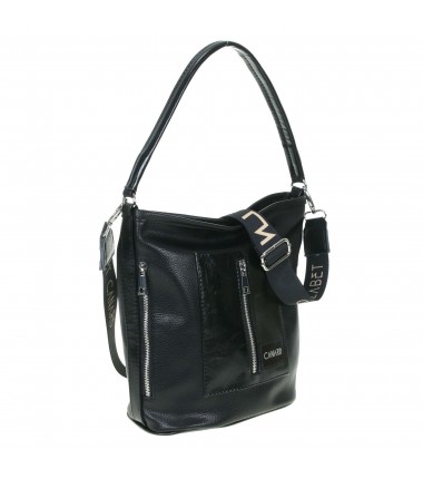 Handbag with side pocket P0661-EC F13 ​​Elizabet Canard