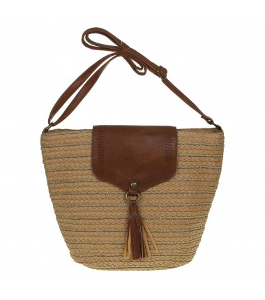 Beach basket handbag nature W148 Flora & Co