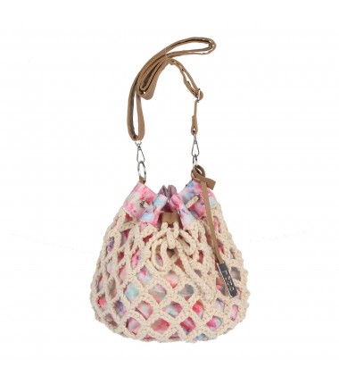 Woven basket with colorful lining XK0390 NOBO
