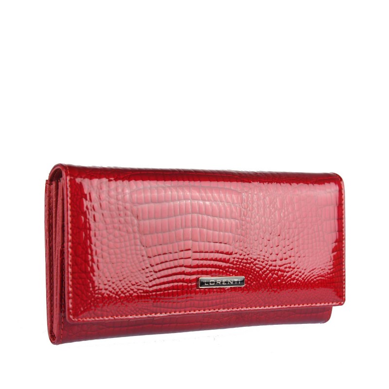 Women's lacquered wallet JP-510-RS LORENTI