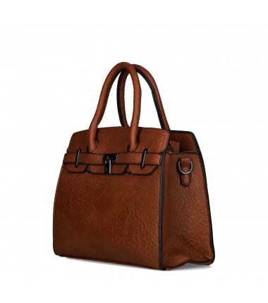 Handbag H1044 PELLETTERIA BETA eco leather decorative padlock