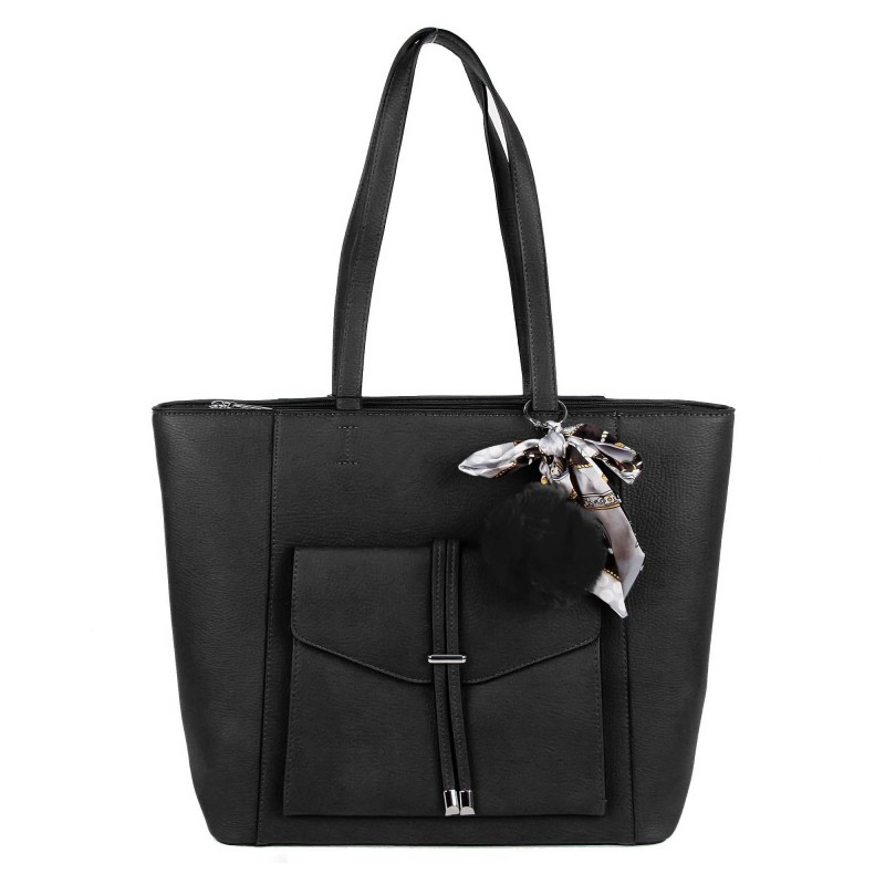 Handbag F2509-1 Flora & co with a pompom