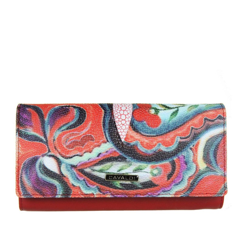 Women's wallet PN24-GR CAVALDI Leather