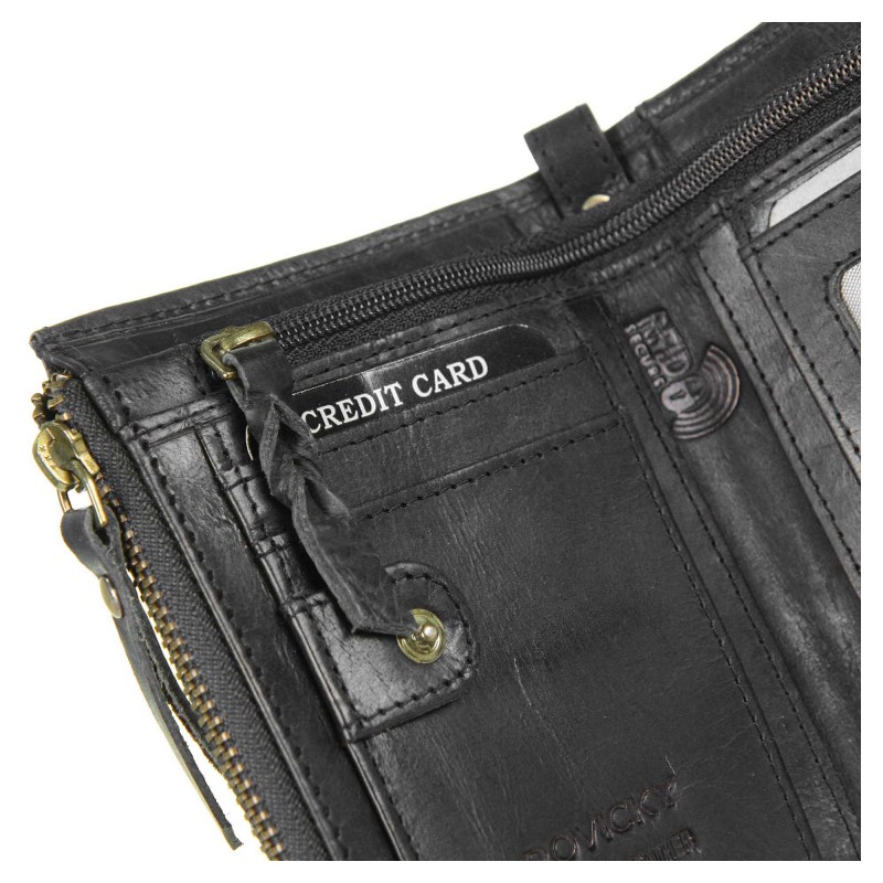 Pánska peňaženka N1226-RHP ROVICKY vrecká