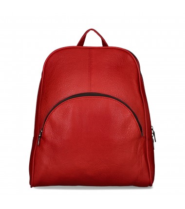 Classic city backpack HERISSON 1402M318 Eco-leather