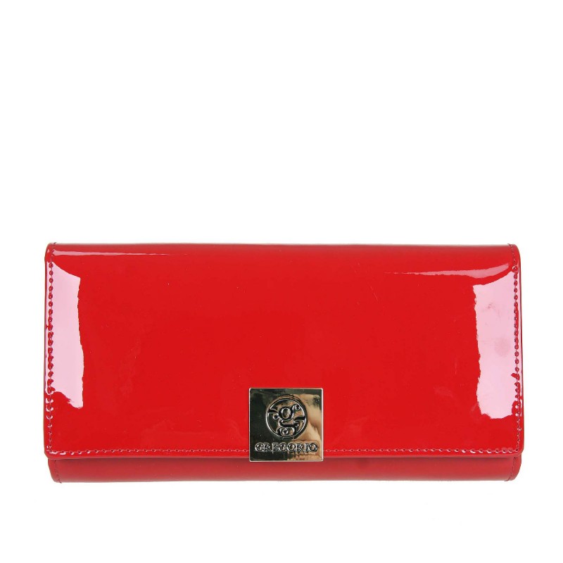 Women's lacquered wallet LS122 GREGORIO