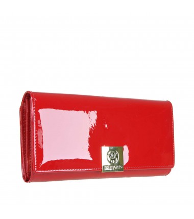Women's lacquered wallet LS122 GREGORIO