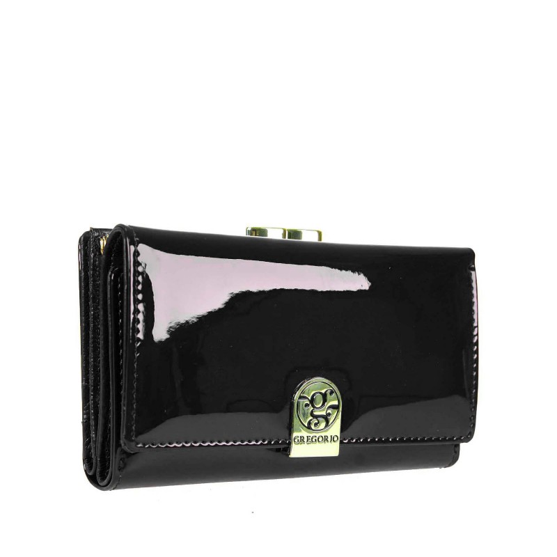 Women's lacquered wallet LS108 GREGORIO