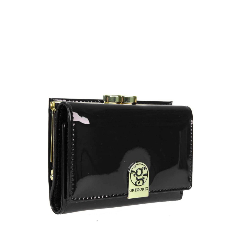 Women's lacquered wallet LS117 GREGORIO