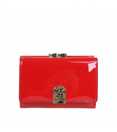 Women's lacquered wallet LS117 GREGORIO