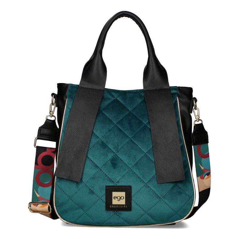 Handbag with extended handles 23096ZMPIK F5 23JZ EGO quilted