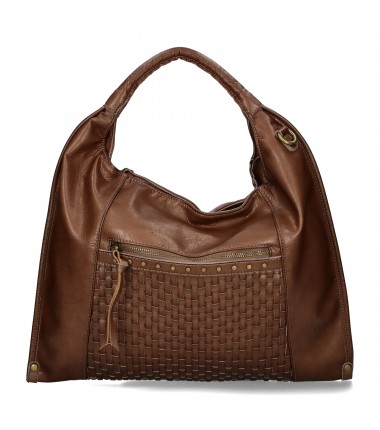 Handbag 6666-2 DAVID JONES with a zipped pocket in the front