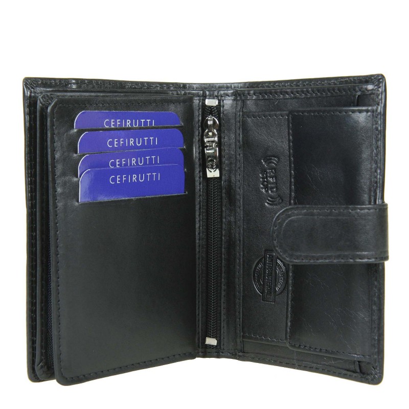 Skórzany portfel męski NA7680278-5RF CEFIRUTTI