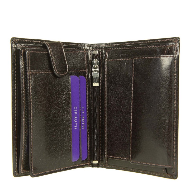 Men's leather wallet 75699 CEFIRUTTI