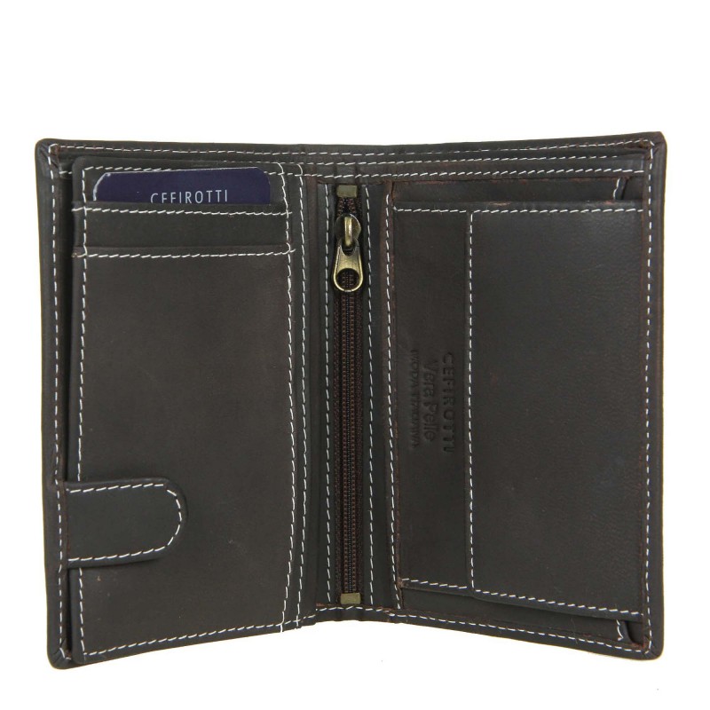 Men's leather wallet HT7680056-9 CEFIRUTTI