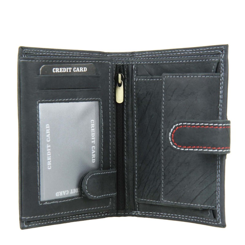 Men's wallet N4L-MHD-L made of natural leather