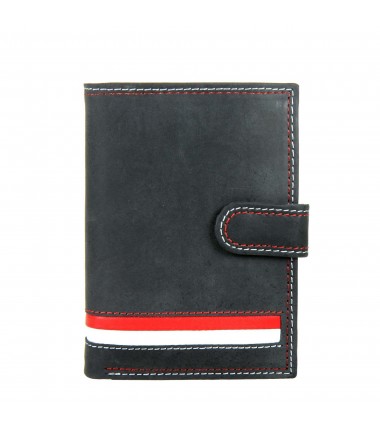 Men's wallet N4L-MHD-L made of natural leather
