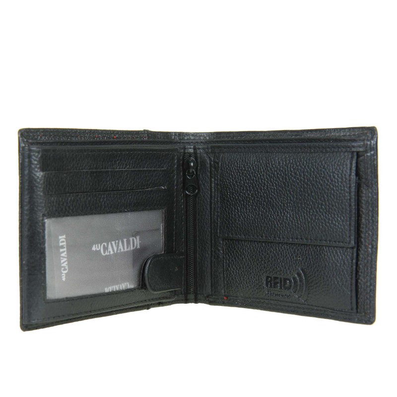 Men's wallet N992-SCV-RFID CAVALDI made of natural leather
