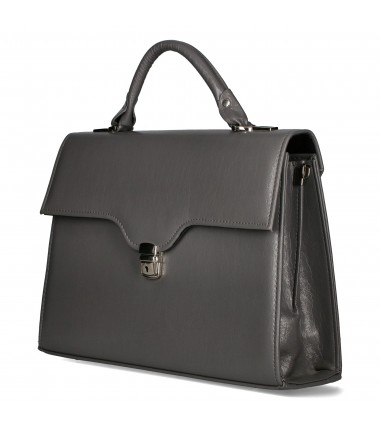 Women's briefcase P0588 Gray POLAND