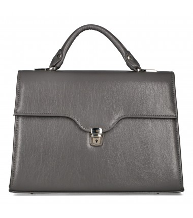 Women's briefcase P0588 Gray POLAND