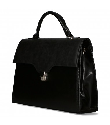 Women's briefcase P0588 Black POLAND