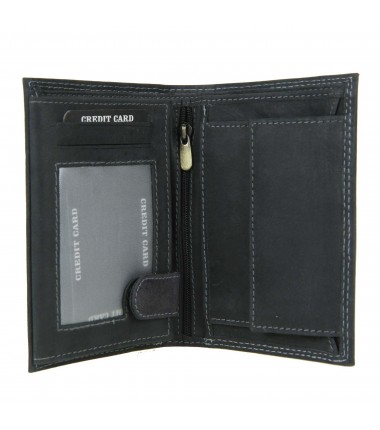 Men's wallet N4-MHD-H made of natural leather