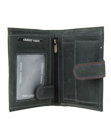 Men's wallet N4L-MHD-H made of natural leather