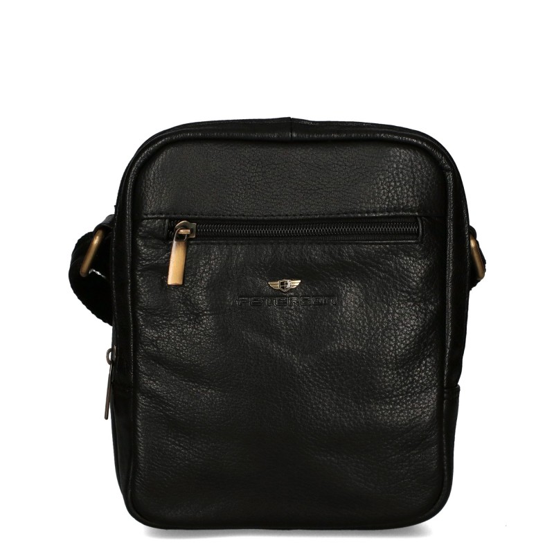 Men's shoulder bag PTN 374-NDM PETERSON natural leather