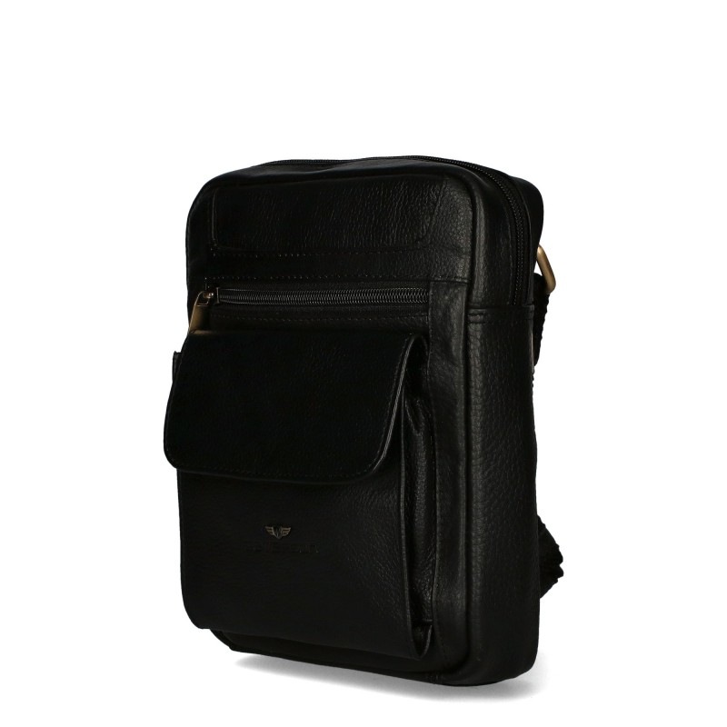 Men's shoulder bag PTN PR99-NDM PETERSON natural leather