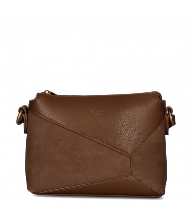 Small handbag 7001-1 23JZ DAVID JONES with suede