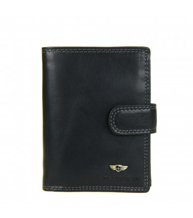 Compact wallet in high-quality genuine leather - Peterson