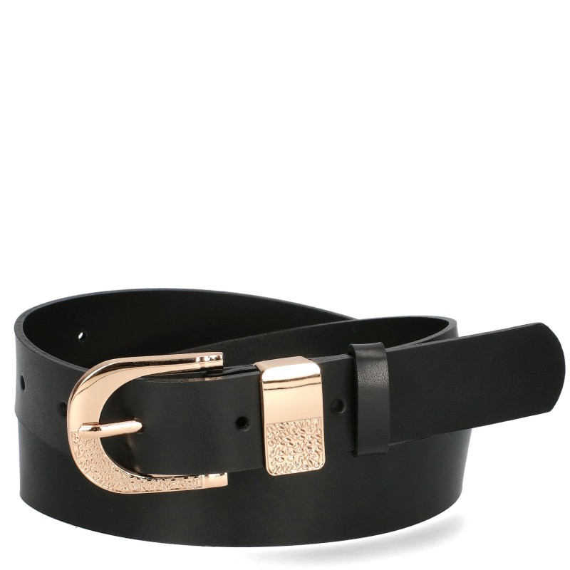 Women's belt PA661-A-30 BLACK