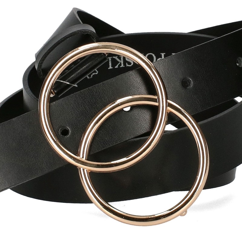 Women's belt PA644-A-30 BLACK