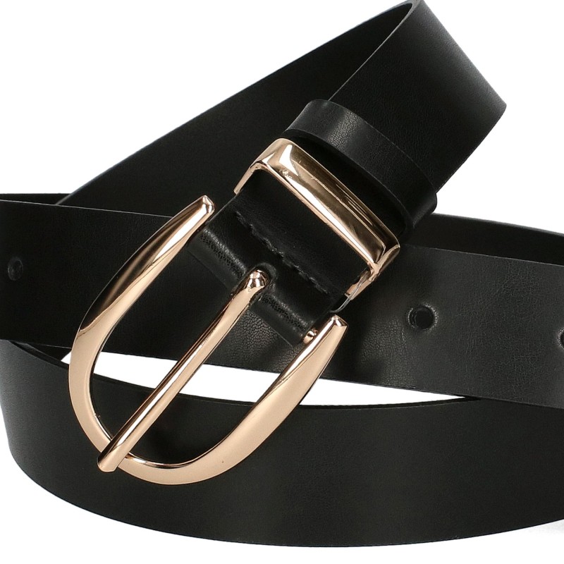 Women's belt PA1017-A-30 BLACK