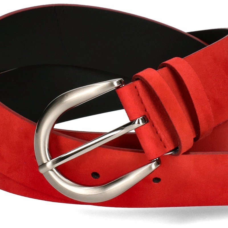 Women's belt PA483-40 ZM RED
