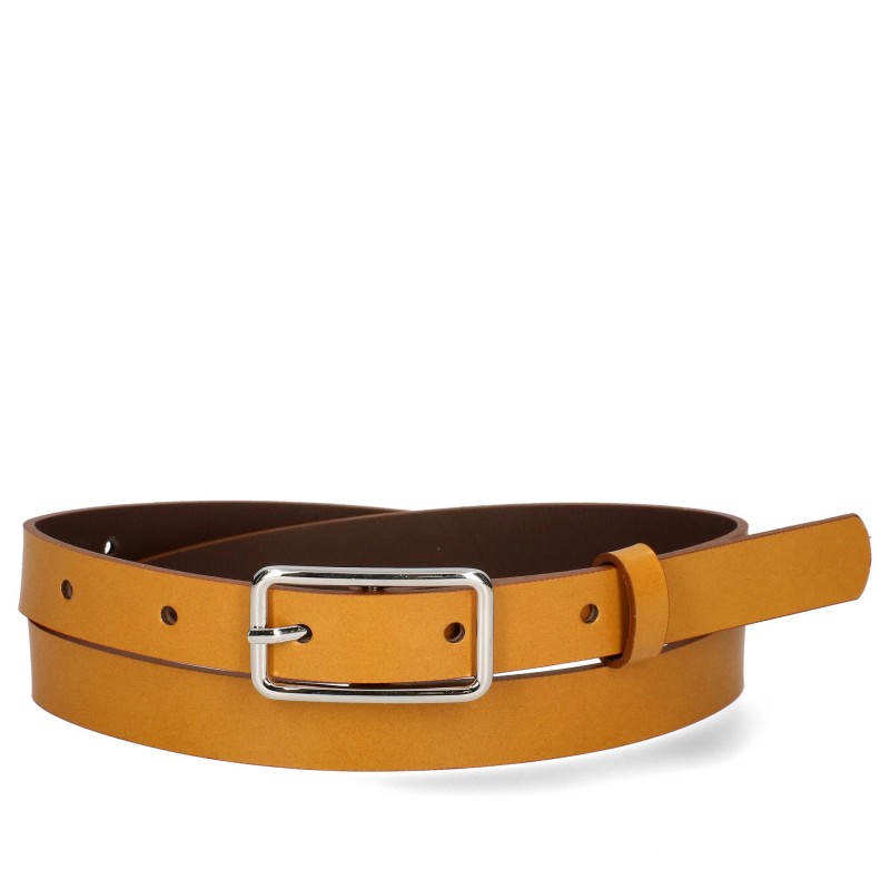 PA535-2 MOUTARDE women's belt