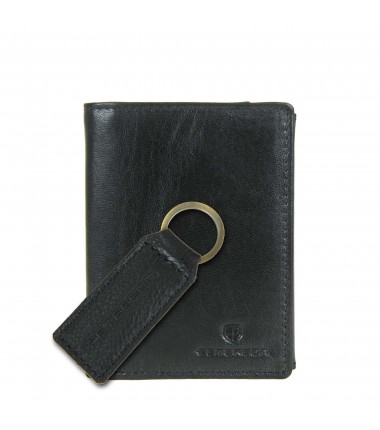Men's wallet + keychain set PTN SET-M-1542-GVT Peterson