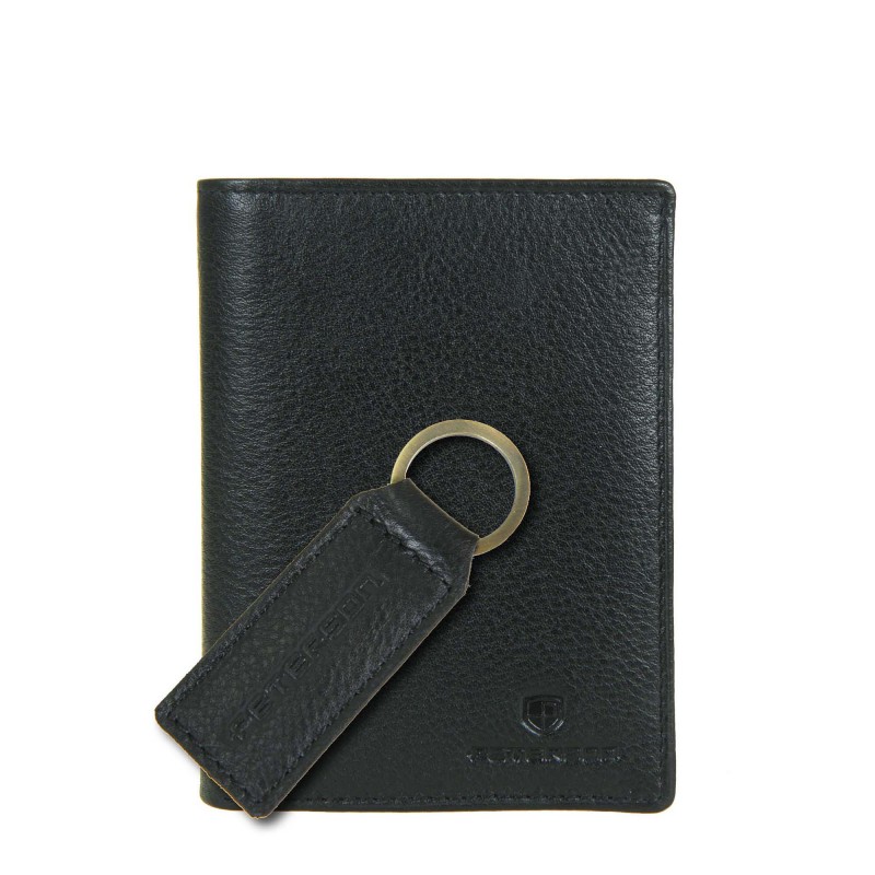 Men's wallet + keychain set PTN SET-M-N4-D Peterson