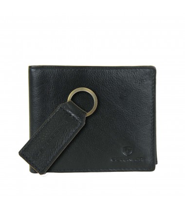 Men's wallet + keychain set PTN SET-M-N992-D Peterson