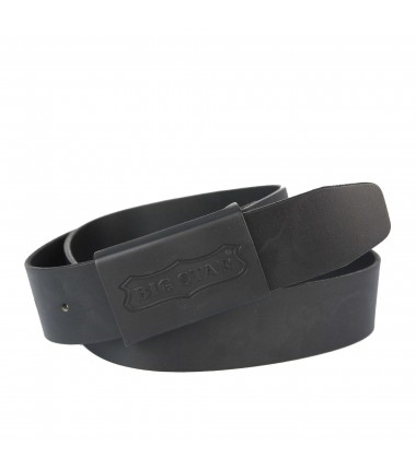 Men's leather belt HH674146 BLACK BIG STAR