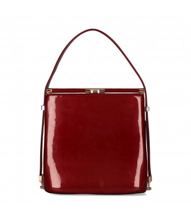 Lacquered handbag R-1568-1 GALLANTRY