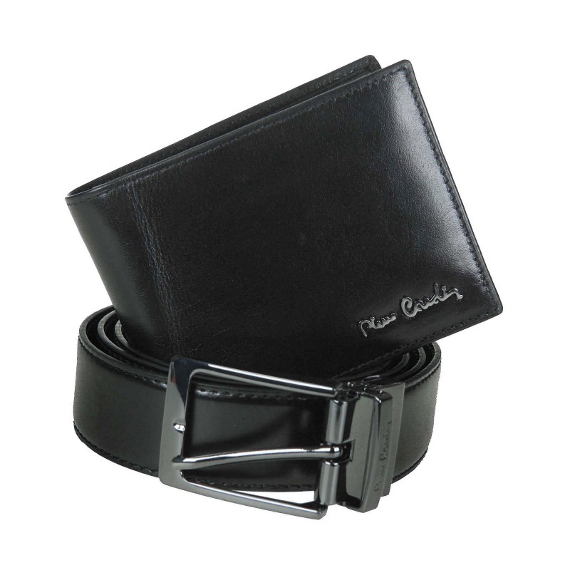 Gift set double-sided belt + wallet ZG-106 Pierre Cardin
